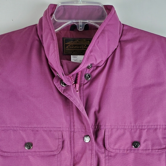 Eddie bauer puffer vest jacket purple size Large - Picture 6 of 8